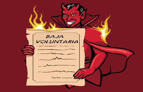 FIRMA BAJA VOLUNTARIA CON ENGAÑO